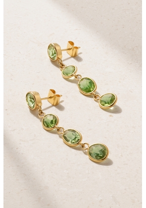 Pippa Small - 18-karat Gold Peridot Earrings - One size