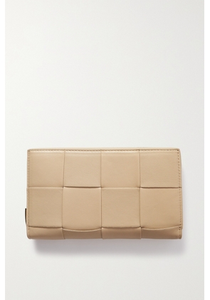 Bottega Veneta - Cassette Intrecciato Leather Wallet - Neutrals - One size