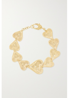 Marlo Laz - Southwestern Heart 18-karat Gold Diamond Bracelet - One size