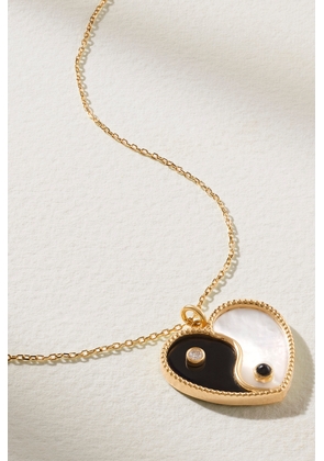 L’Atelier Nawbar - Yin Yang 18-karat Gold Multi-stone Necklace - One size