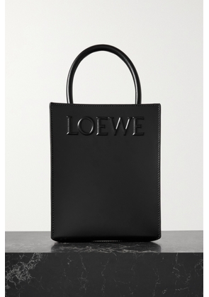 Loewe - Embossed Leather Tote - Black - One size