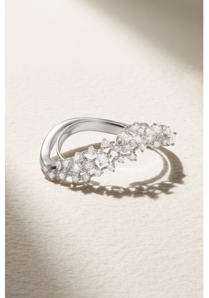 Ananya - Scatter 18-karat White Gold Diamond Ring - 5,6,7