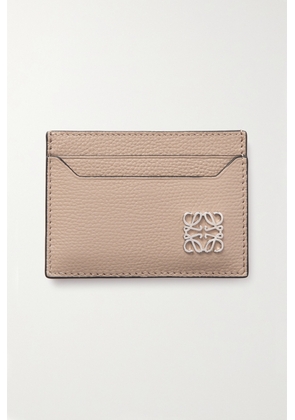 Loewe - Embellished Textured-leather Cardholder - Brown - One size