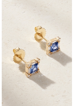 Suzanne Kalan - 18-karat Gold, Sapphire And Diamond Earrings - One size