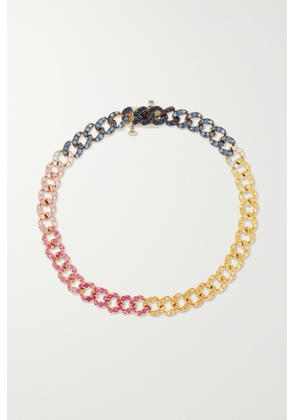 SHAY - 18-karat White, Yellow And Rose Gold Multi-stone Bracelet - One size