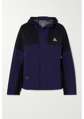 Nike - + Net Sustain Acg Color-block Recycled-shell Hooded Jacket - Purple - small,medium,large,x large