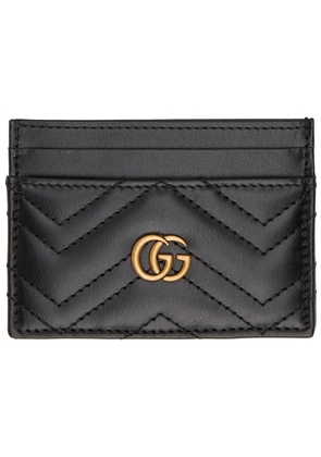 Gucci Black GG Marmont Card Holder