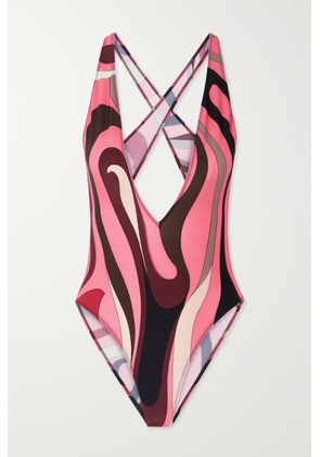 PUCCI - Printed Swimsuit - Pink - x small,small,medium,large