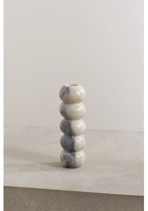 Dinosaur Designs - Pearl Stack Medium Resin Vase - Off-white - One size