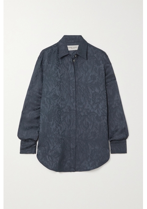 Golden Goose - Journey Satin-jacquard Shirt - Blue - x small,small,medium,large