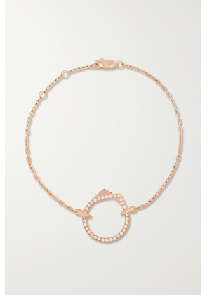 Repossi - Antifer 18-karat Rose Gold Diamond Bracelet - One size
