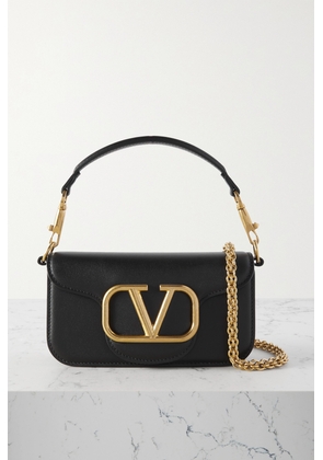 Valentino Garavani - Locò Small Leather Shoulder Bag - Black - One size