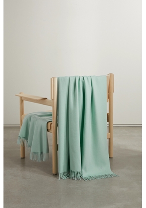 Loro Piana - Fringed Embroidered Cashmere Throw - Green - One size