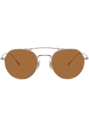 Oliver Peoples Silver Reymont Sunglasses