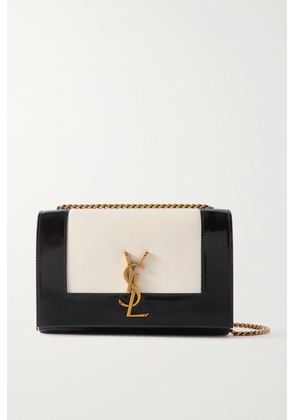 SAINT LAURENT - Kate Small Two-tone Leather Shoulder Bag - White - One size