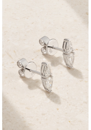 Anita Ko - Ella 18-karat White Gold Diamond Earrings - One size