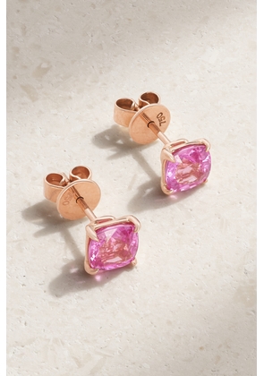 Anita Ko - 18-karat Rose Gold Sapphire Earrings - Pink - One size