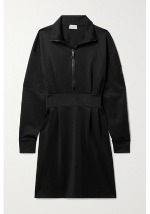 Moncler - Pleated Ponte Mini Dress - Black - xx small,x small,small,medium,large,x large,xx large