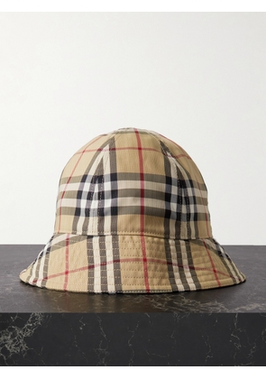 Burberry - Checked Canvas Bucket Hat - Neutrals - S,M,L