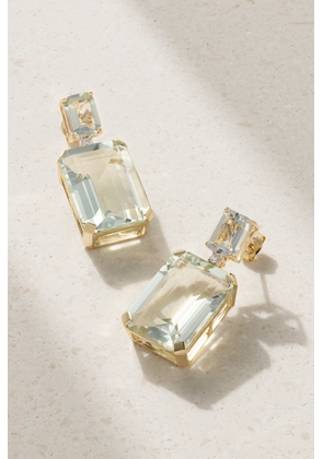 Mateo - 14-karat Gold, Amethyst And Diamond Earrings - One size