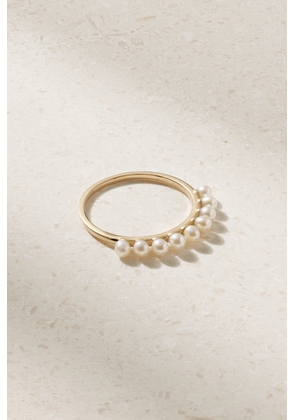 Mateo - 14-karat Gold Pearl Ring - 5,6,7,8