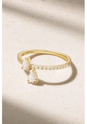 Anita Ko - Princess Eternity 18-karat Gold Diamond Ring - 6,7