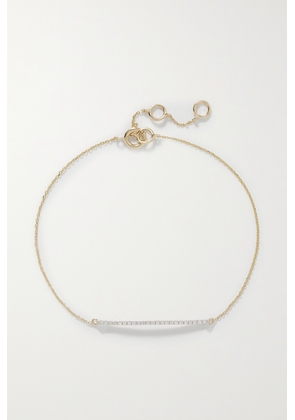 STONE AND STRAND - 14-karat Gold Diamond Bracelet - One size