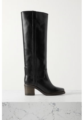 Isabel Marant - Seenia Leather Knee Boots - Black - FR36,FR37,FR38,FR39,FR40,FR41