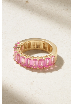 KOLOURS JEWELRY - 14-karat Gold Sapphire Ring - Pink - 50,52,54