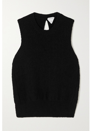 Bottega Veneta - Open-back Bouclé Sweater - Black - XS,S,M,L,XL