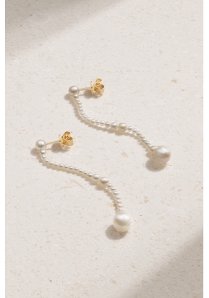 Sophie Bille Brahe - Promenade De Claude 14-karat Recycled Gold Pearl Earrings - One size