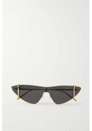 SAINT LAURENT Eyewear - Cat-eye Gold-tone Sunglasses - One size