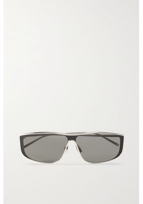 SAINT LAURENT Eyewear - Luna D-frame Silver-tone Sunglasses - One size