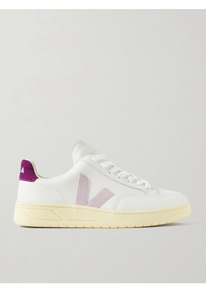 Veja - V-12 Suede-trimmed Leather Sneakers - White - IT35,IT36,IT37,IT38,IT39,IT40,IT41,IT42