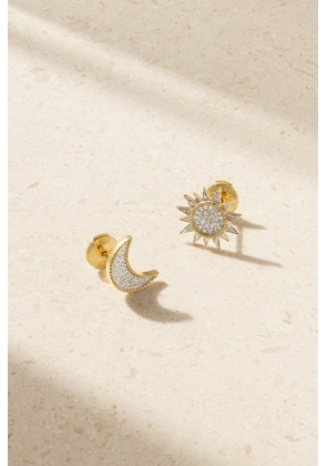 Yvonne Léon - 18-karat Gold Diamond Earrings - One size