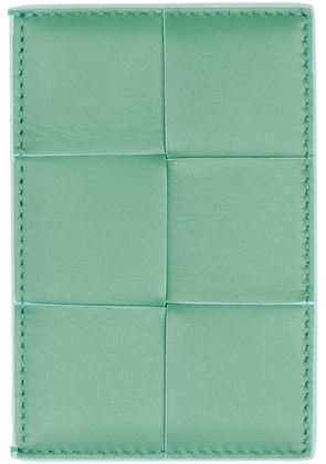 Bottega Veneta Green Credit Card Holder