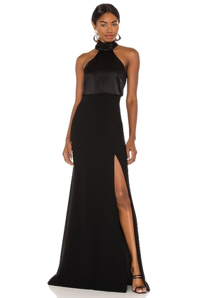 Cinq a Sept Alexandra Gown in Black. Size 2, 8.