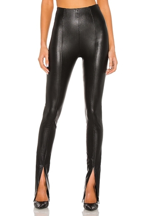 Amanda Uprichard X REVOLVE Malta Faux Leather Pants in Black. Size L, S, XS.