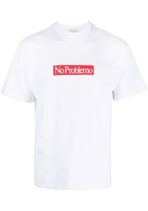 Aries No Problemo print T-shirt - White