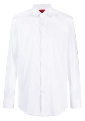 BOSS long-sleeve cotton shirt - White