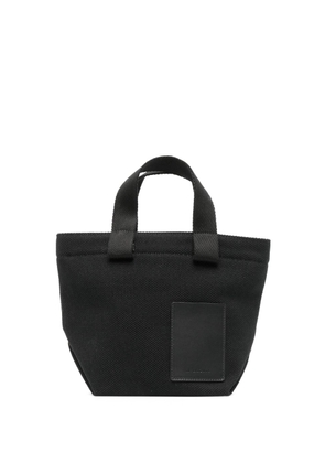 Il Bisonte logo-patch tote bag - Black