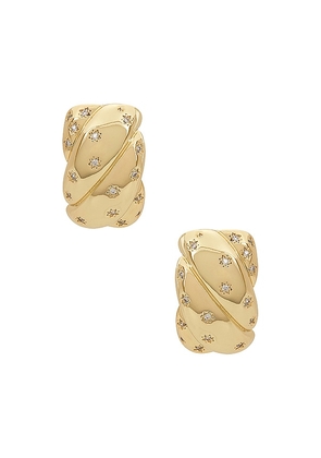 Electric Picks Jewelry x dibs. Constellation Earrings in Metallic Gold.