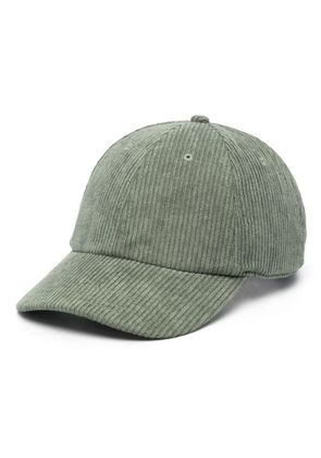Autry motif-embroidered ribbed cap - Green