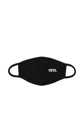 RE/DONE Jersey VOTE Mask in Black.