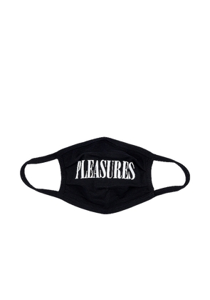 Pleasures Balance Face Mask in Black. Size XS/S.