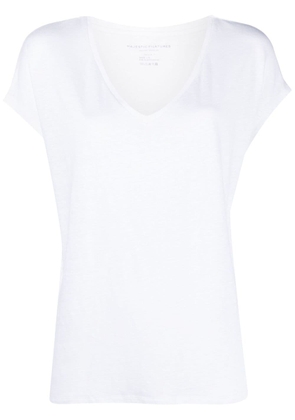 Majestic Filatures v-neck short-sleeve T-shirt - White