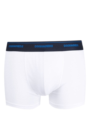Dsquared2 logo-waistband cotton boxers - White