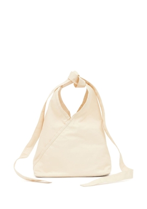 MM6 Maison Margiela knot-detail triangle handbag - Neutrals
