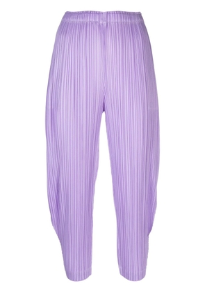 Pleats Please Issey Miyake Monthly Colors January plissé trousers - Purple