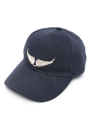 Zadig&Voltaire logo-embroidered cotton baseball cap - Blue